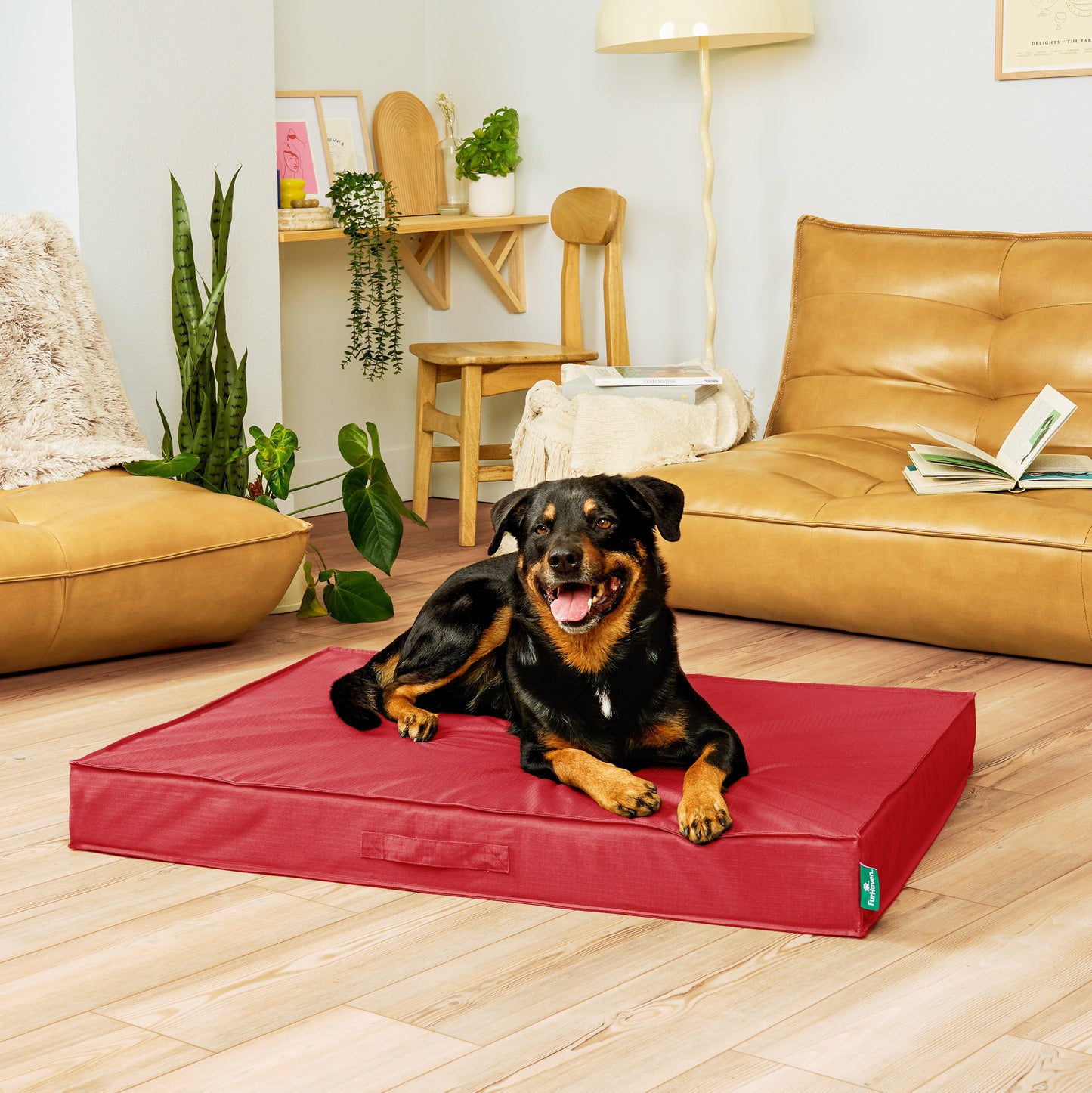 Grid Indoor-Outdoor Deluxe Mattress Pet Bed