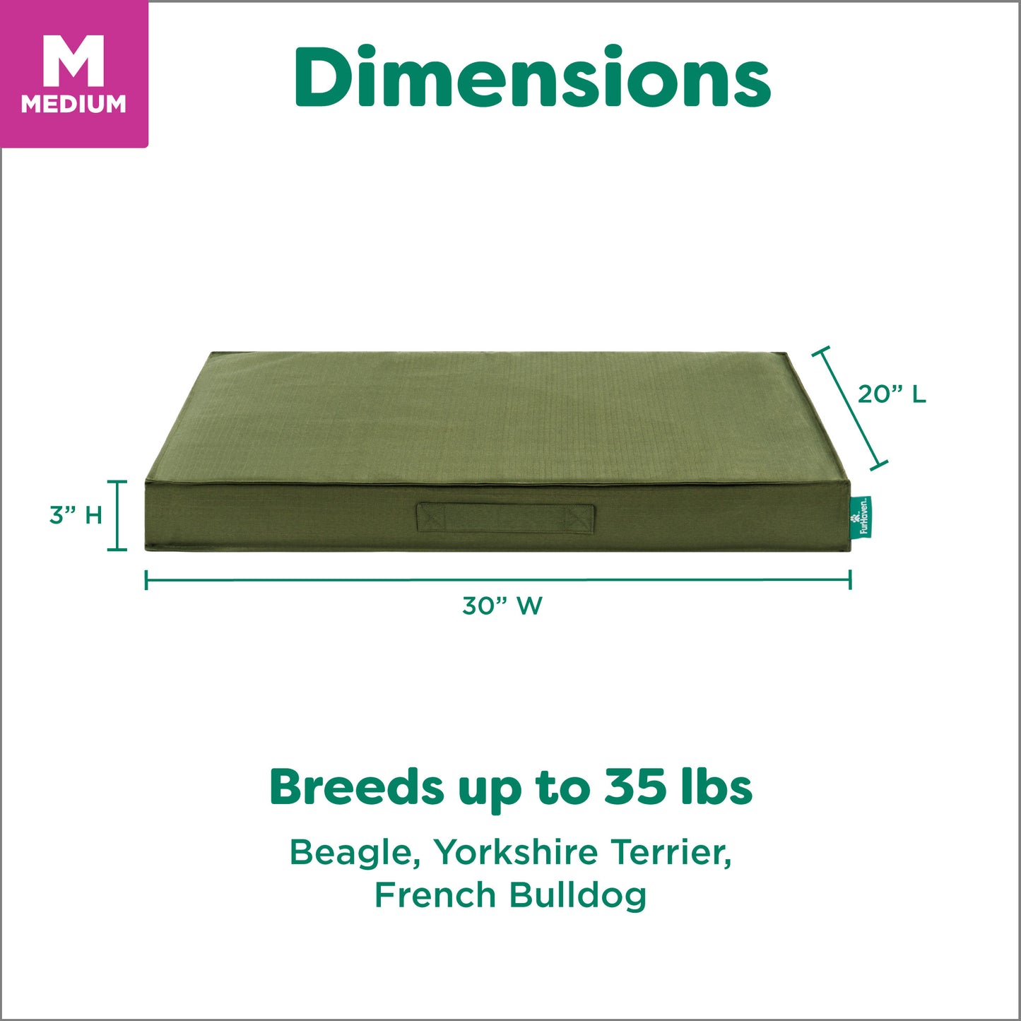 Grid Indoor-Outdoor Deluxe Mattress Pet Bed