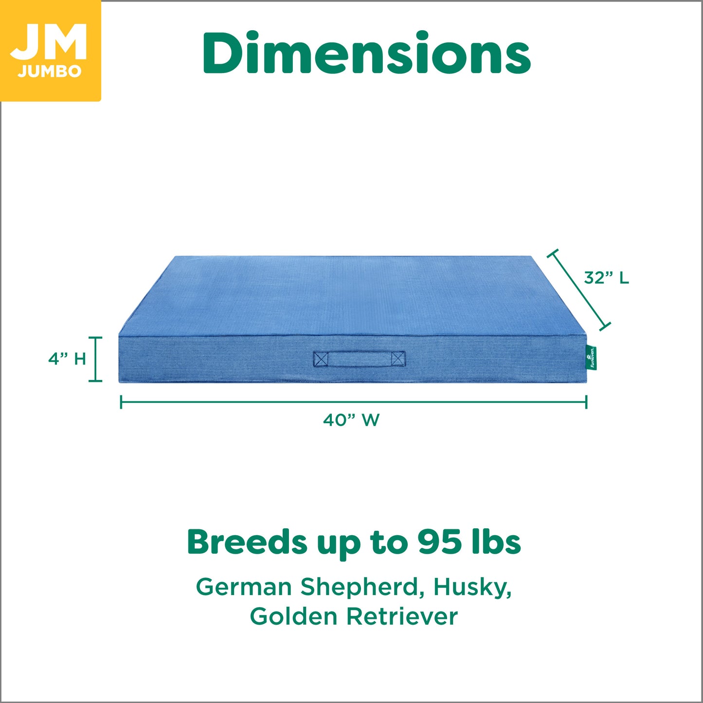 Grid Indoor-Outdoor Deluxe Mattress Pet Bed