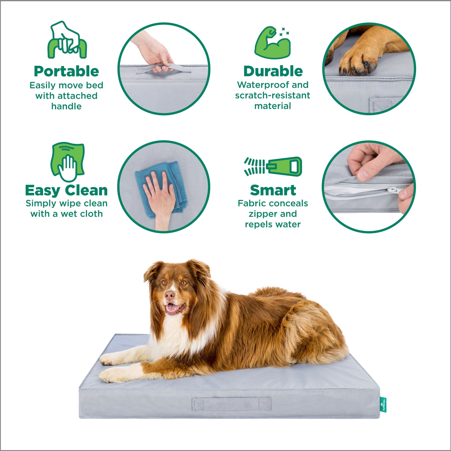 Premium Indoor-Outdoor Deluxe Mattress Pet Bed