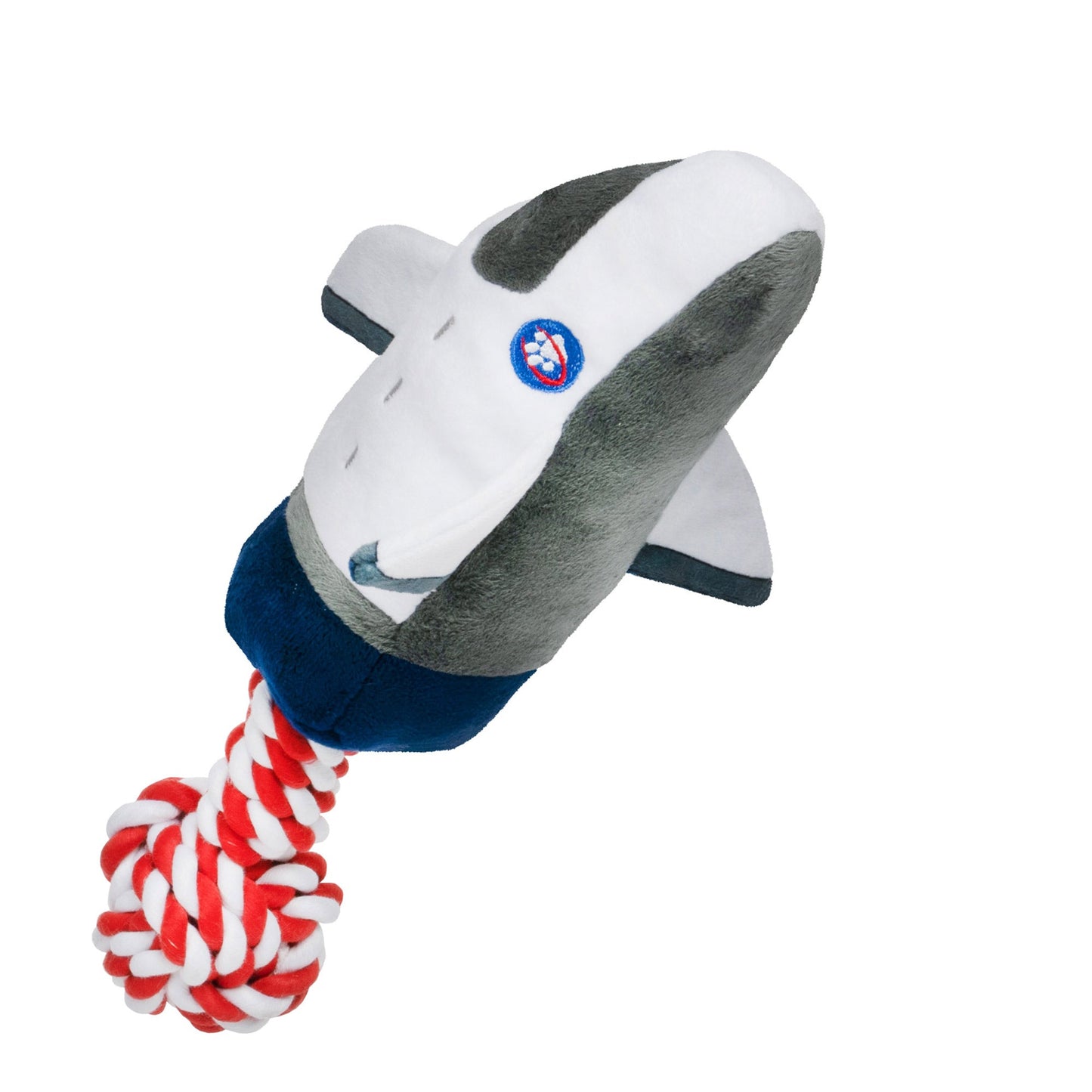 Space Shuttle Space Explorers Plush and Rope Dog Toy