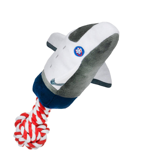 Space Shuttle Space Explorers Plush and Rope Dog Toy