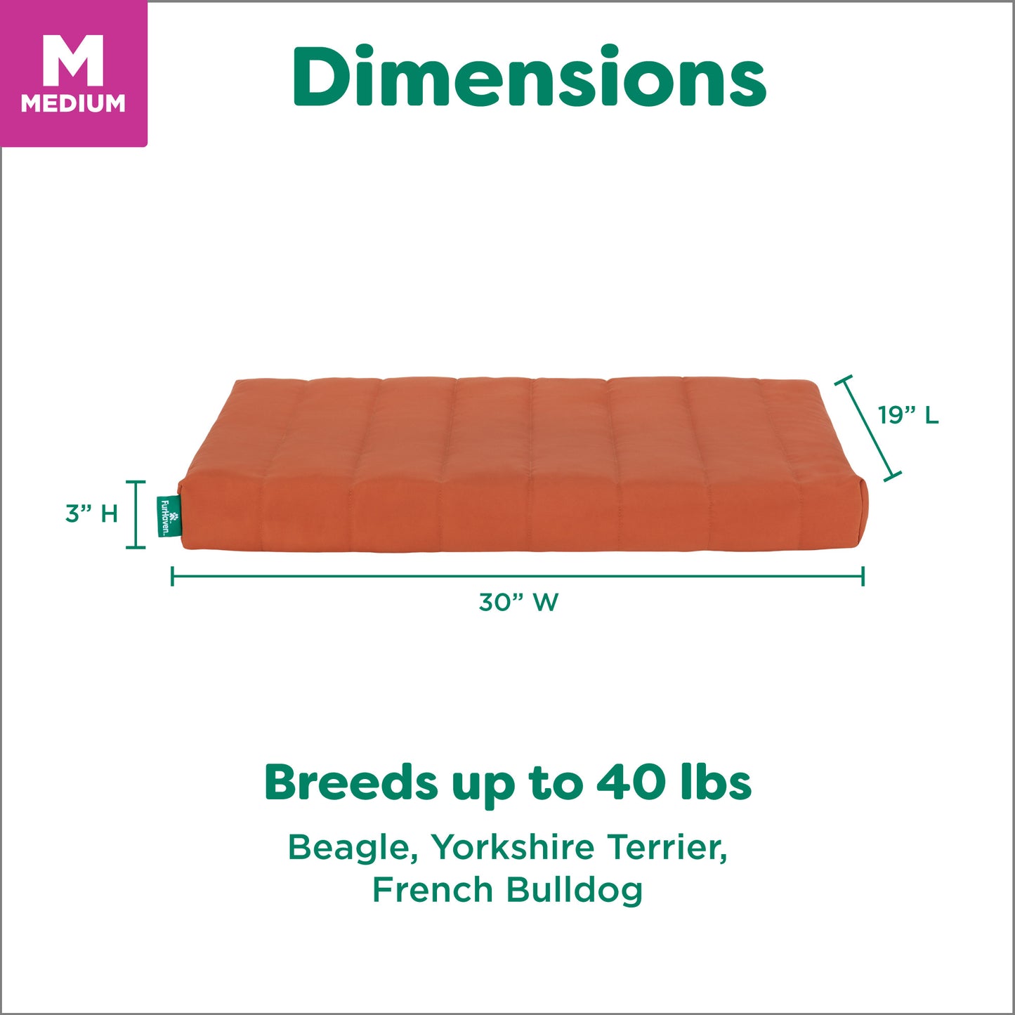 Puffy Quilt Crate Orthopedic Pet Bed