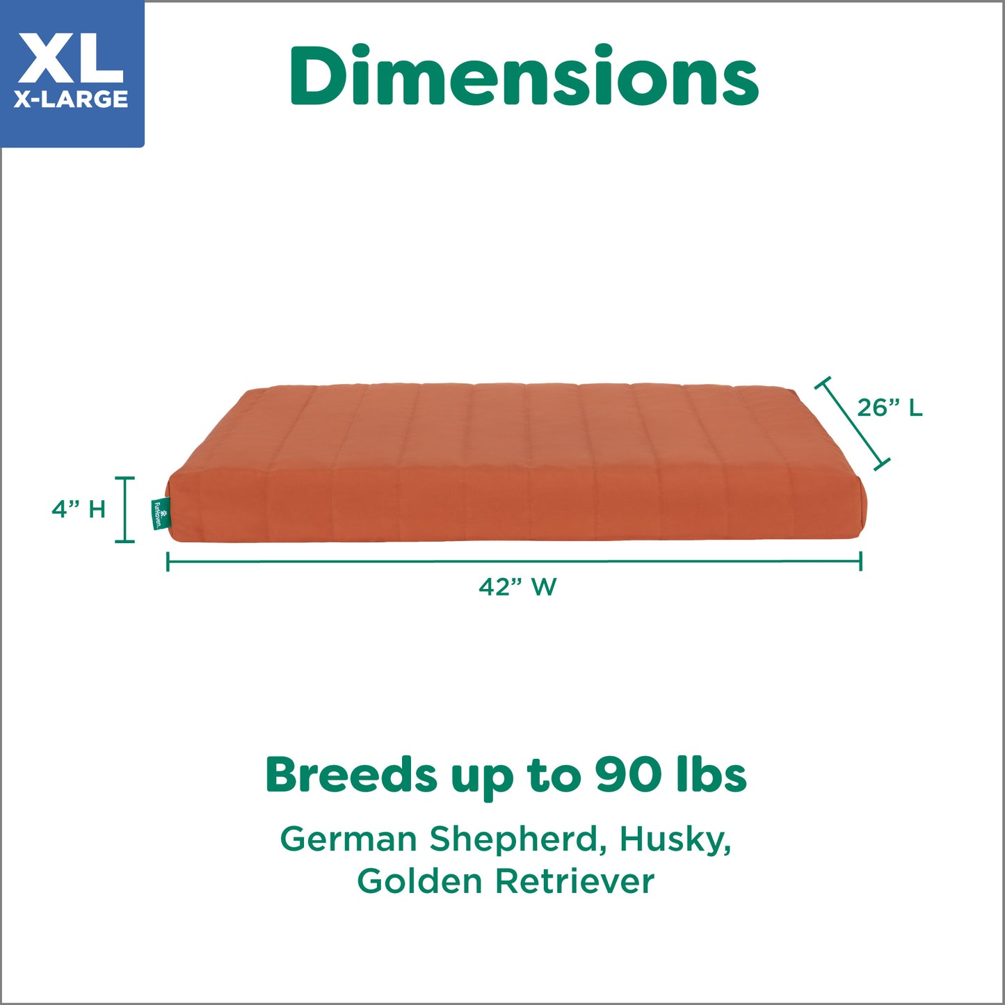 Puffy Quilt Crate Orthopedic Pet Bed