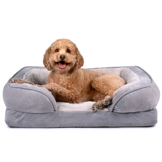 Sofa Dog Bed - Velvet Waves Perfect Comfort