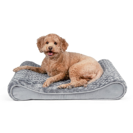 Luxe Lounger Contour Dog Bed - Ultra Plush