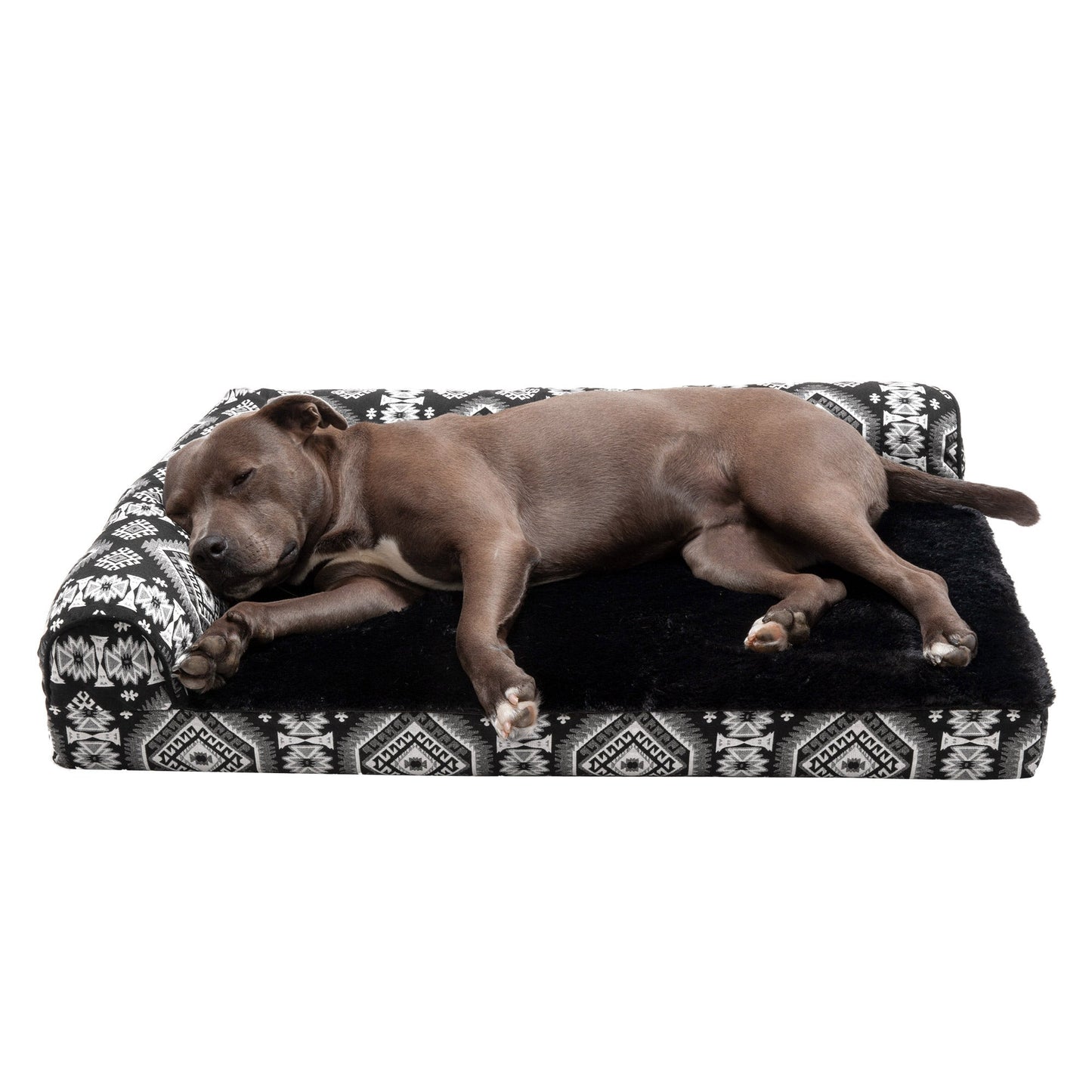 Deluxe Chaise Lounge Dog Bed - Southwest Kilim