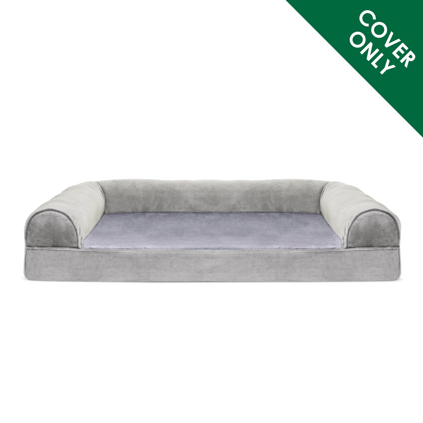 Sofa Dog Bed - Faux Fur & Velvet - Cover