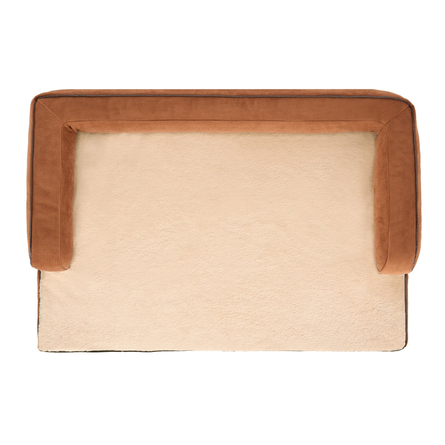 Plush & Cable Corduroy Comfy Couch Pet Bed