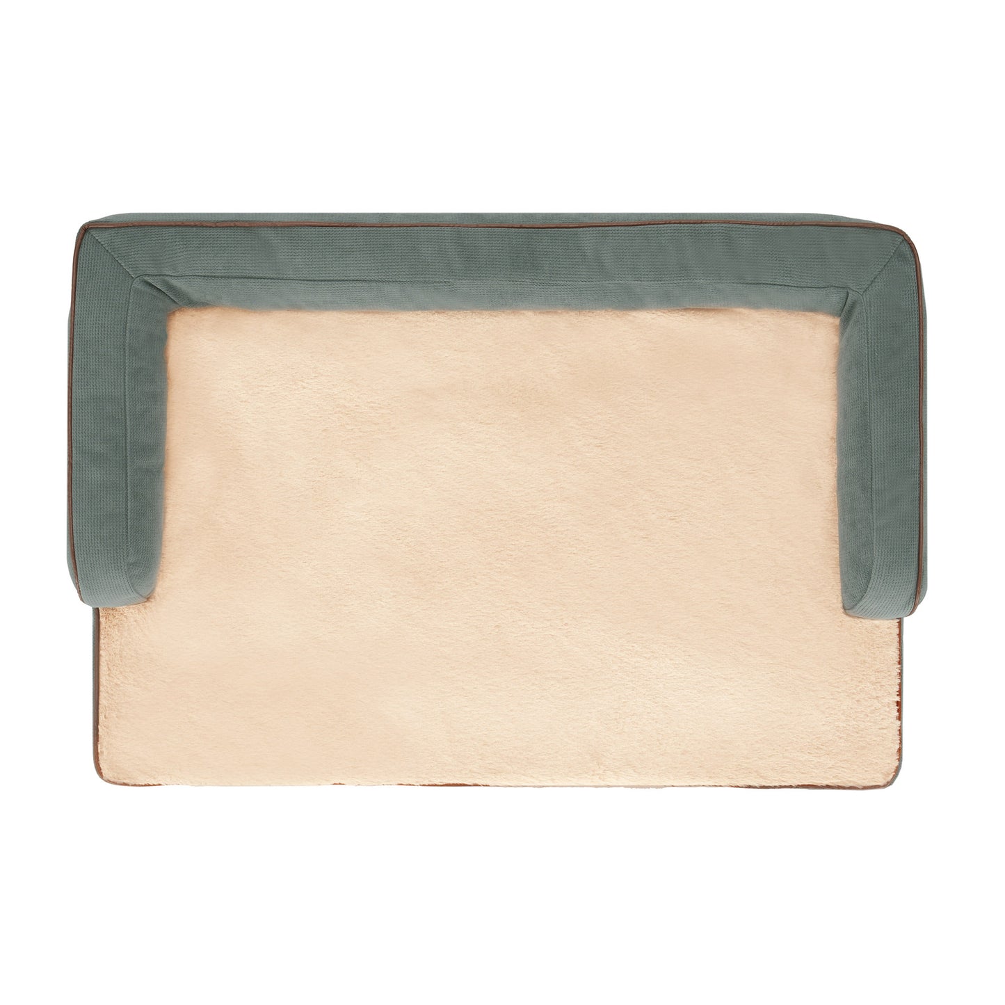 Plush & Cable Corduroy Comfy Couch Pet Bed