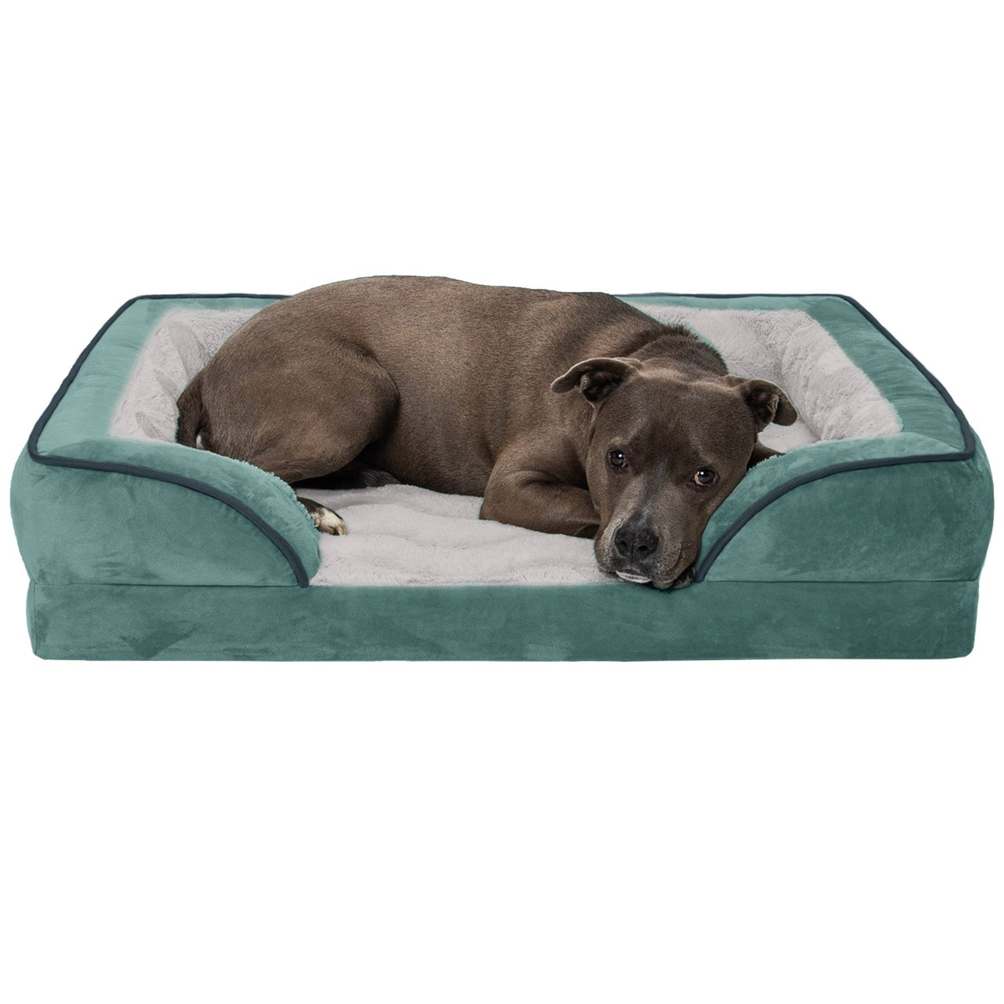 Sofa Dog Bed - Velvet Waves Perfect Comfort