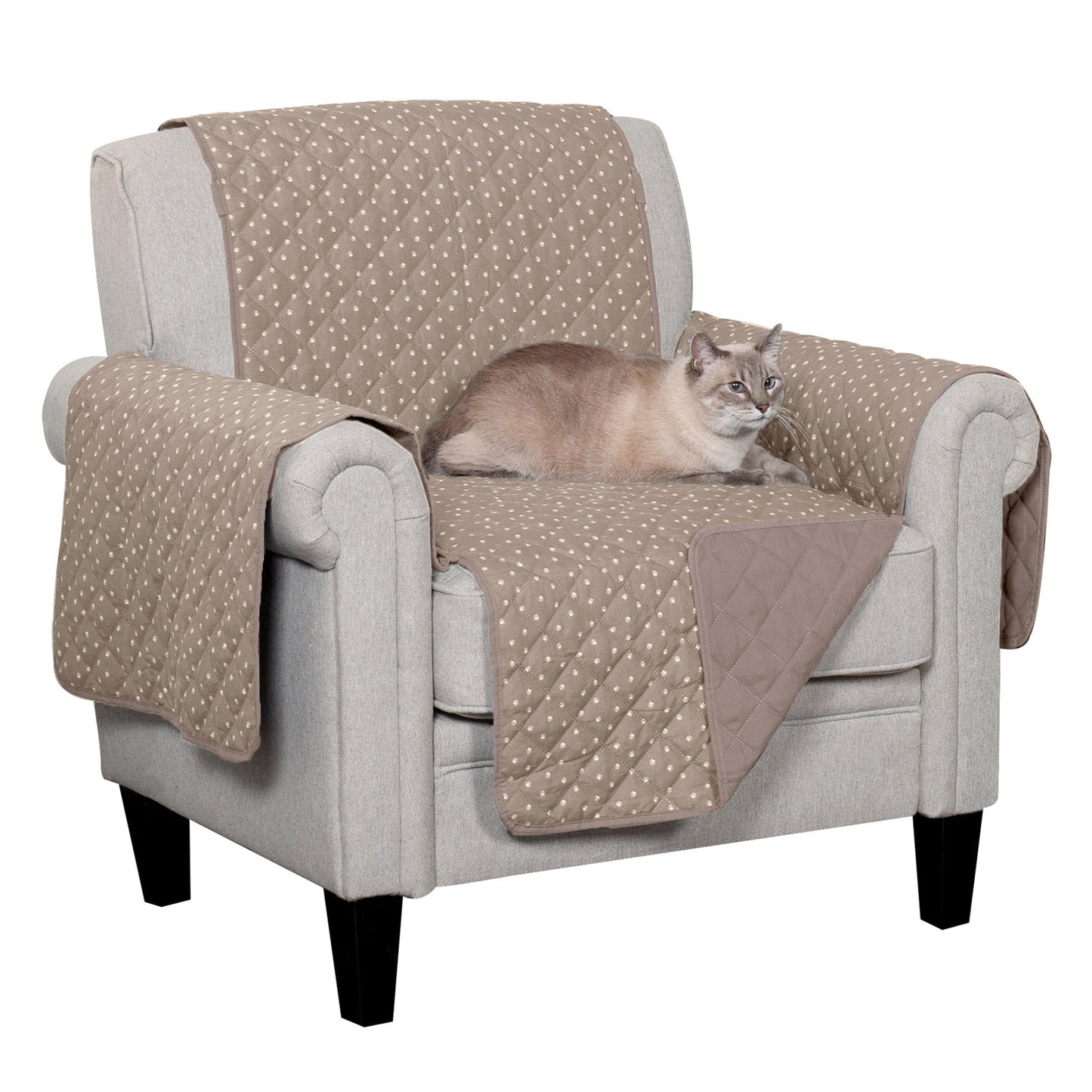 Water-Resistant Paw Print Furniture Protector