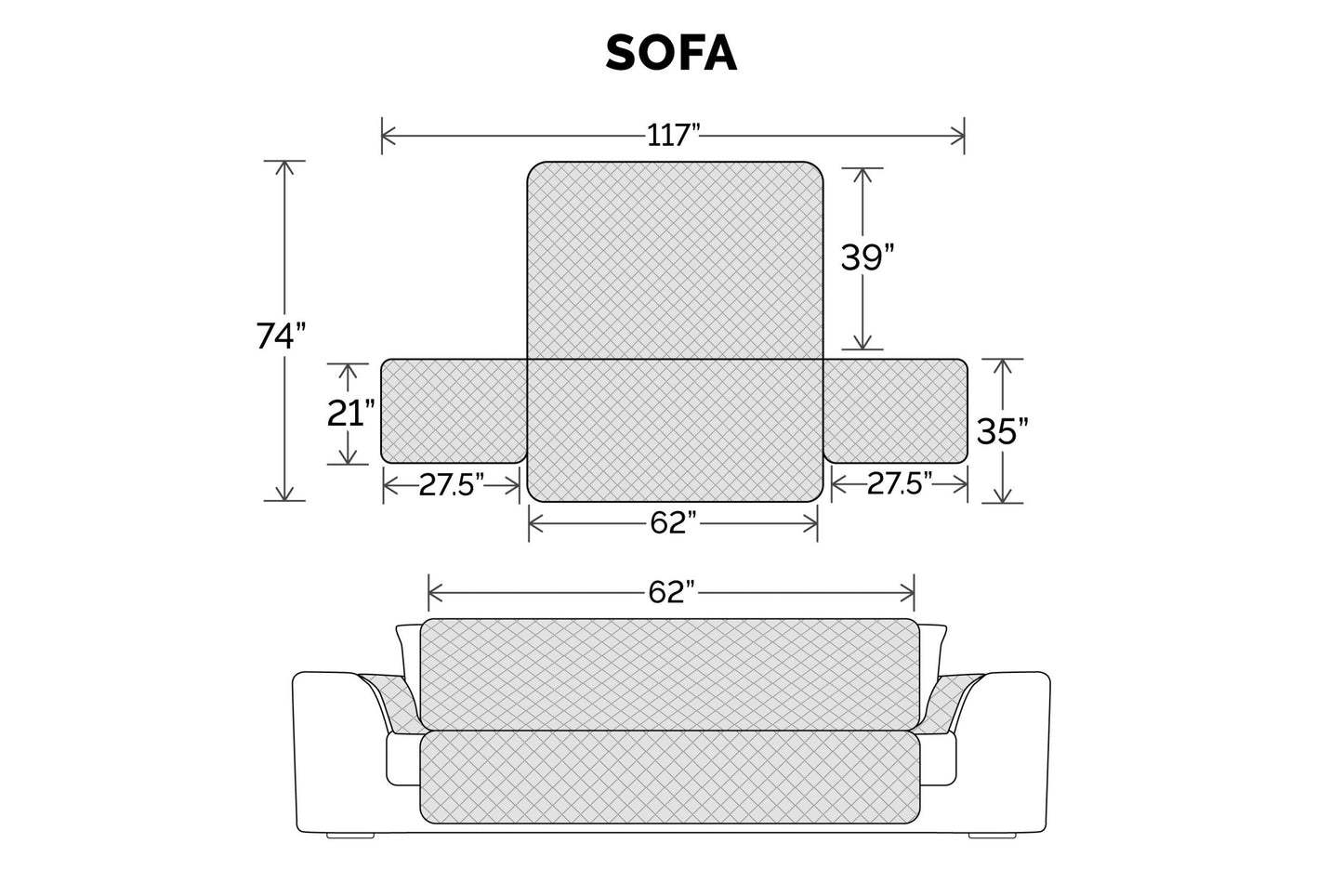 Reversible Furniture Protector - Solid