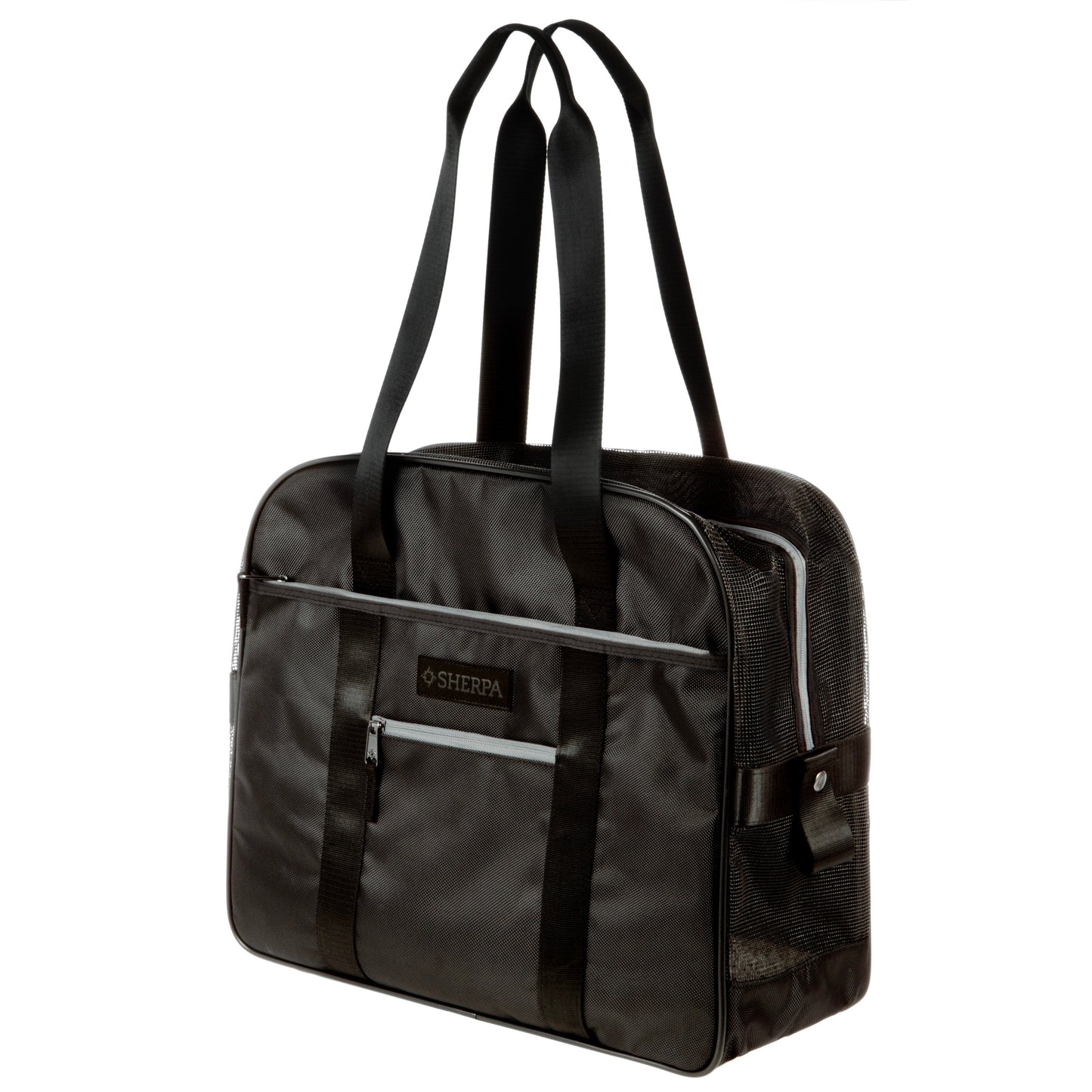 Around Town Fashionable Pet Tote for Cats & Dogs, Black, Large