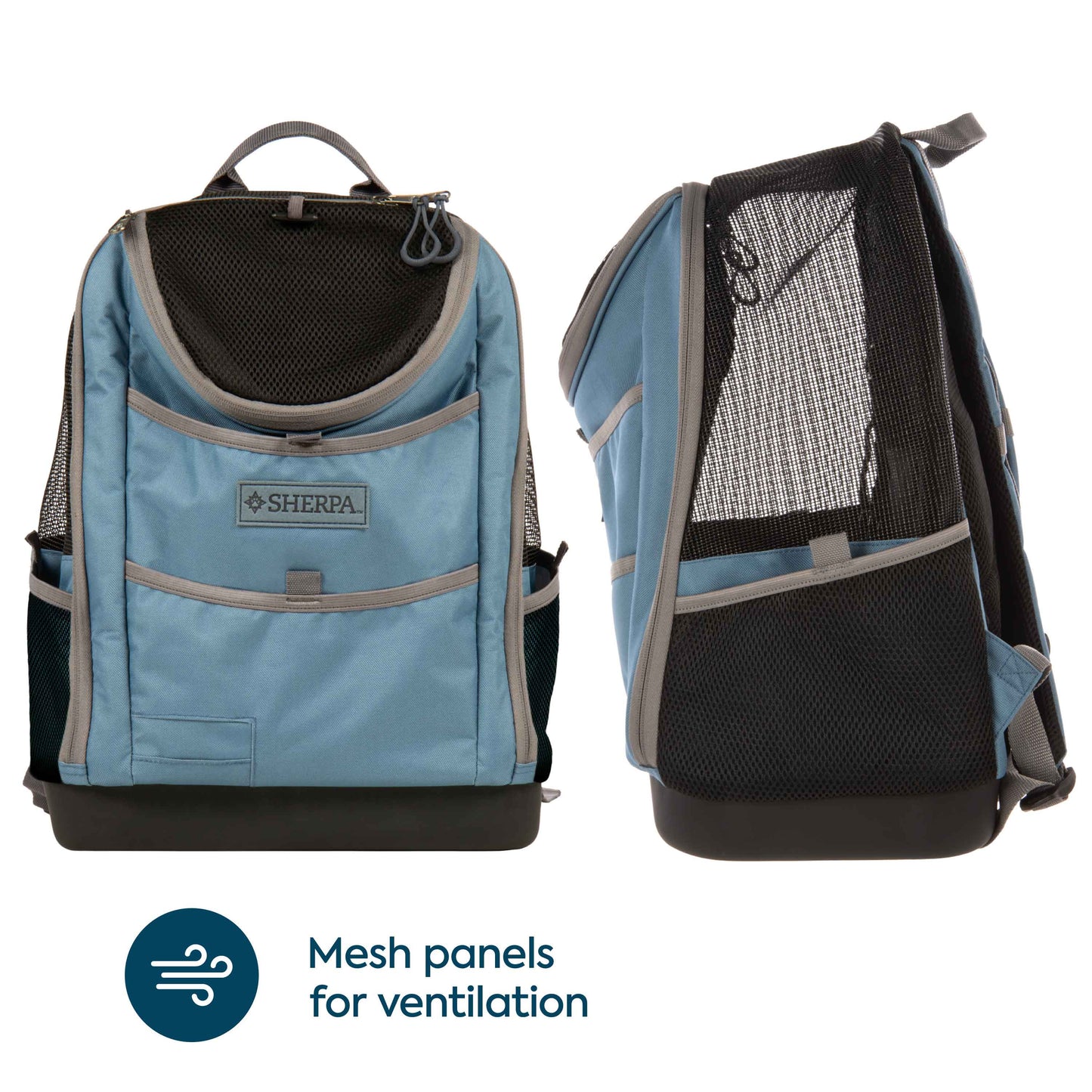 Elevation Pet Backpack for Cats & Dogs, Blue, Medium