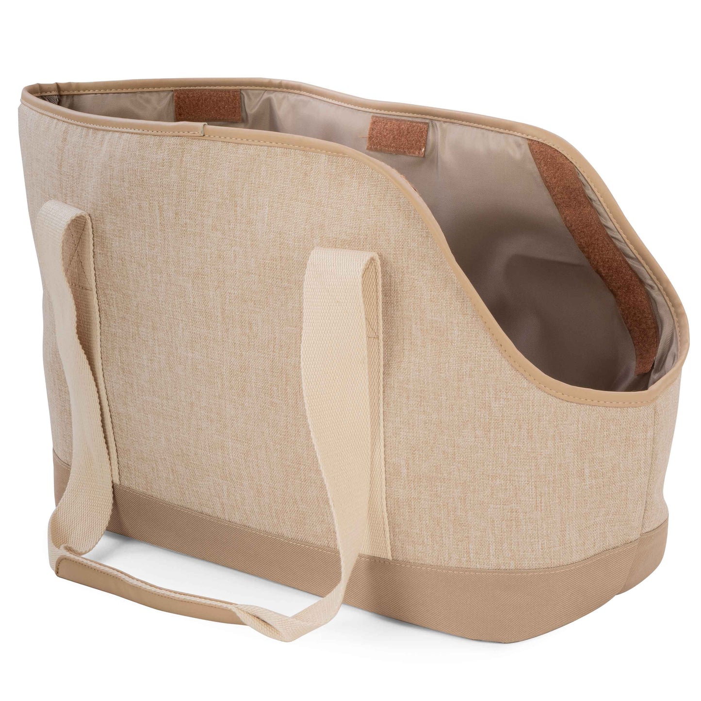 Luxe Tote Fashionable Pet Carrier, Tan, Medium