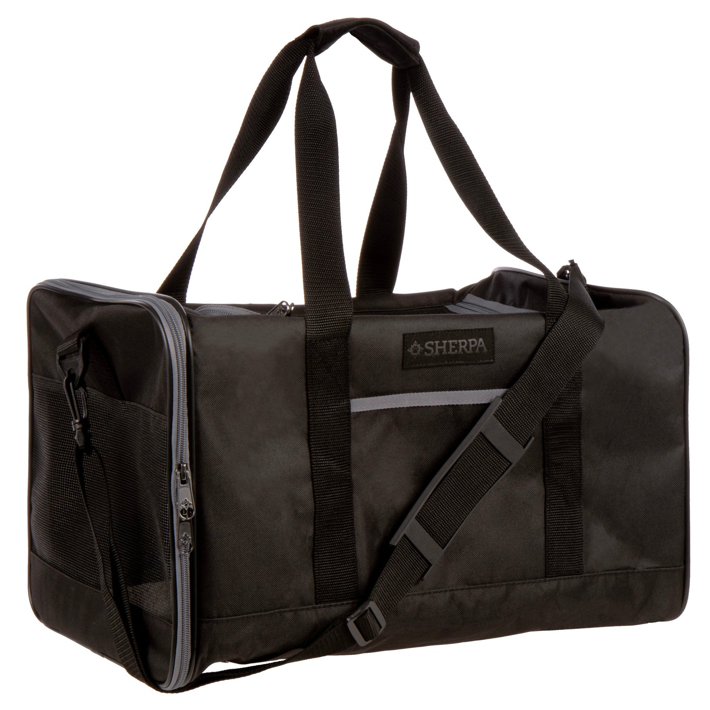 Essential Soft Sided Pet Carrier for Cats & Dogs, Black, Large