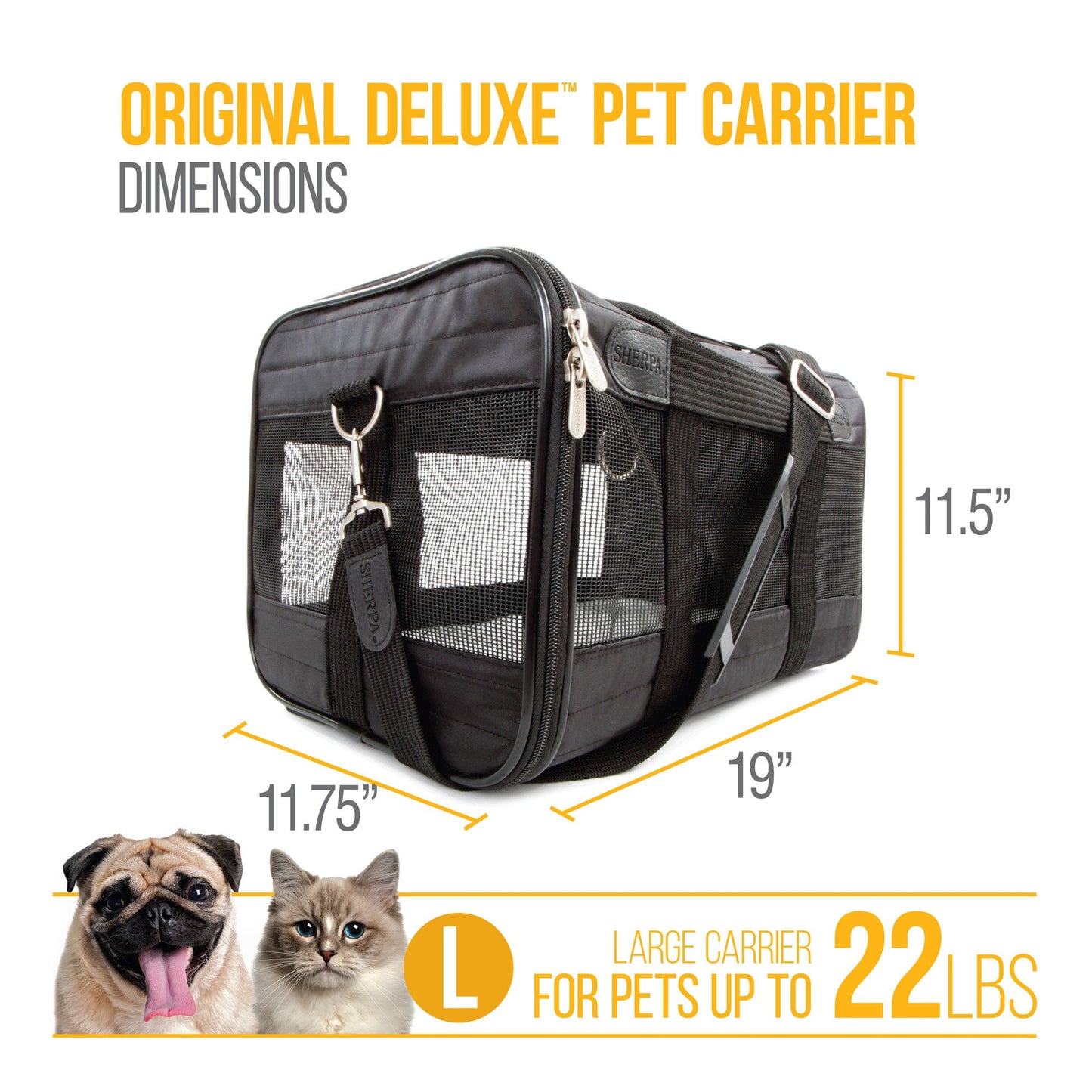 Original Deluxe Travel Bag Pet Carrier