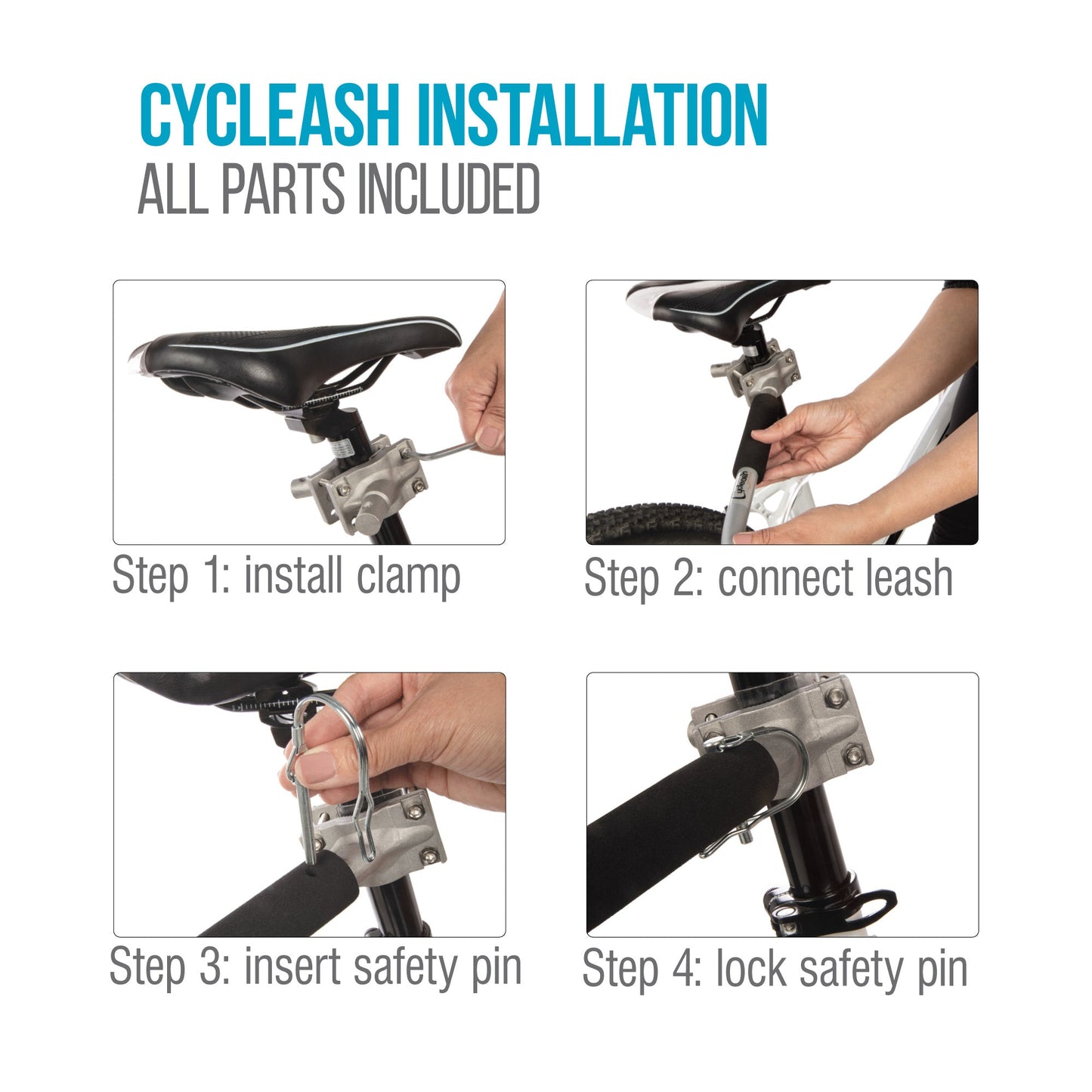 Cycleash Universal Bicycle Dog Leash