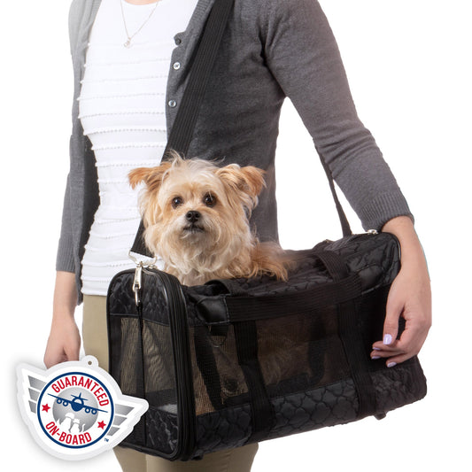 Original Deluxe Lattice Stitch Travel Bag Pet Carrier