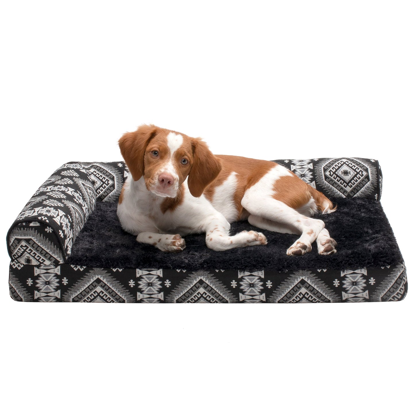 Deluxe Chaise Lounge Dog Bed - Southwest Kilim