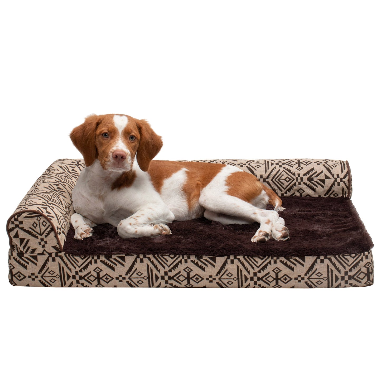 Deluxe Chaise Lounge Dog Bed - Southwest Kilim