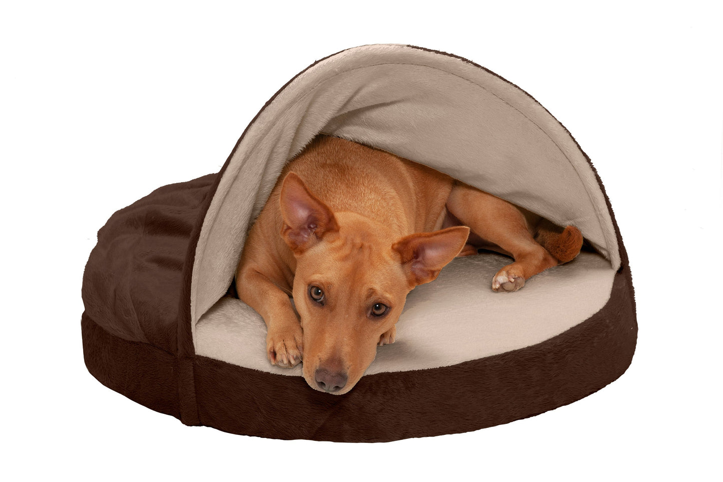 Snuggery Burrow Dog Bed - Microvelvet