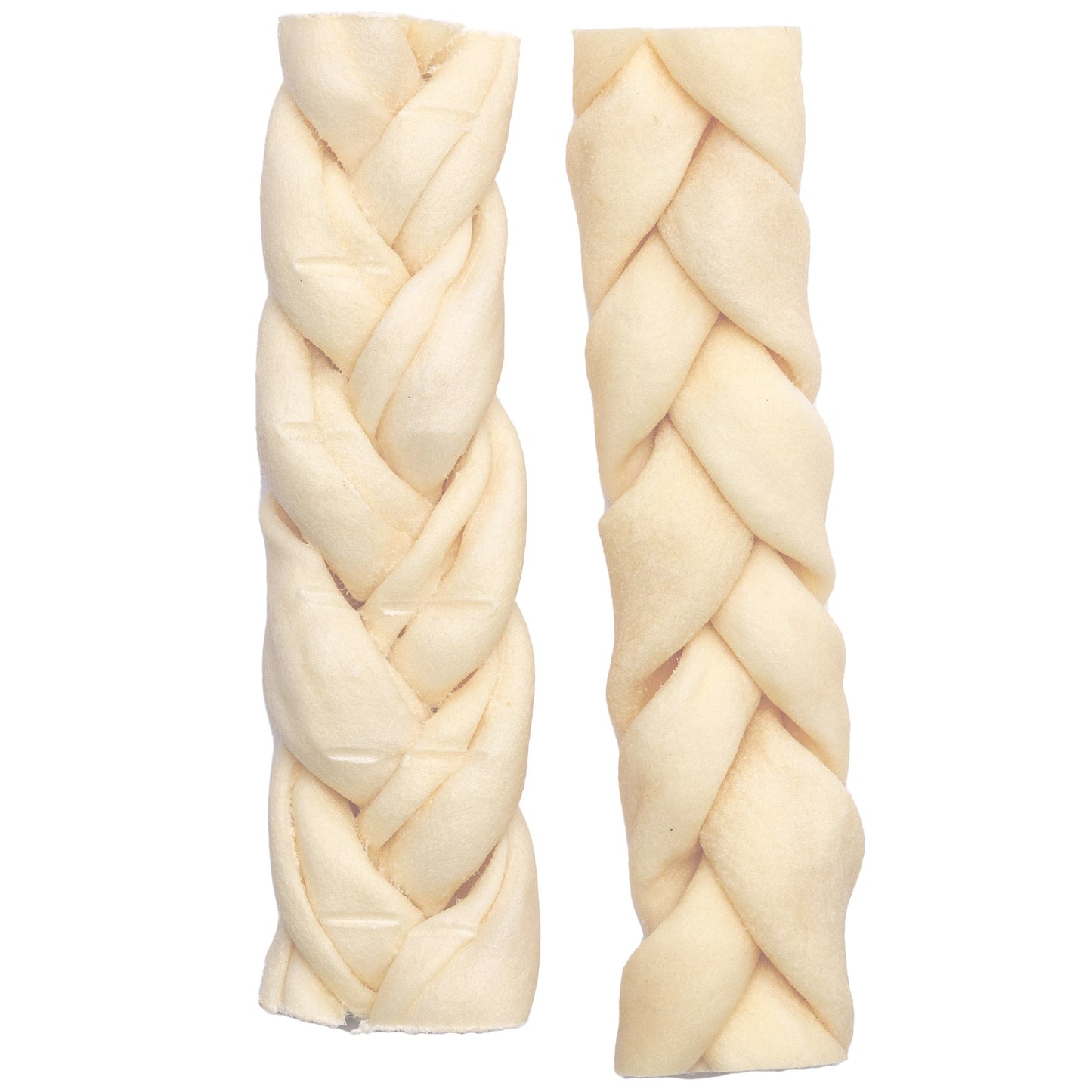 Pet Factory - Made in USA Beefhide Braided Sticks Flavored Dog Treats