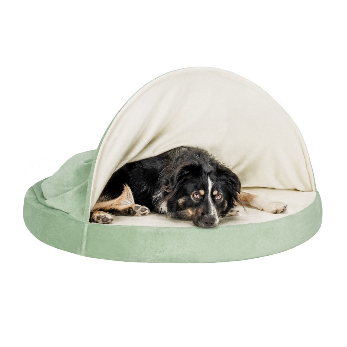 Snuggery Burrow Dog Bed - Microvelvet