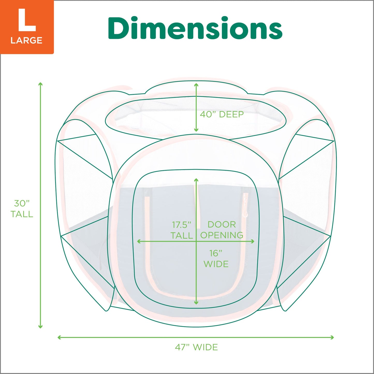 Portable Mesh Pet Playpen