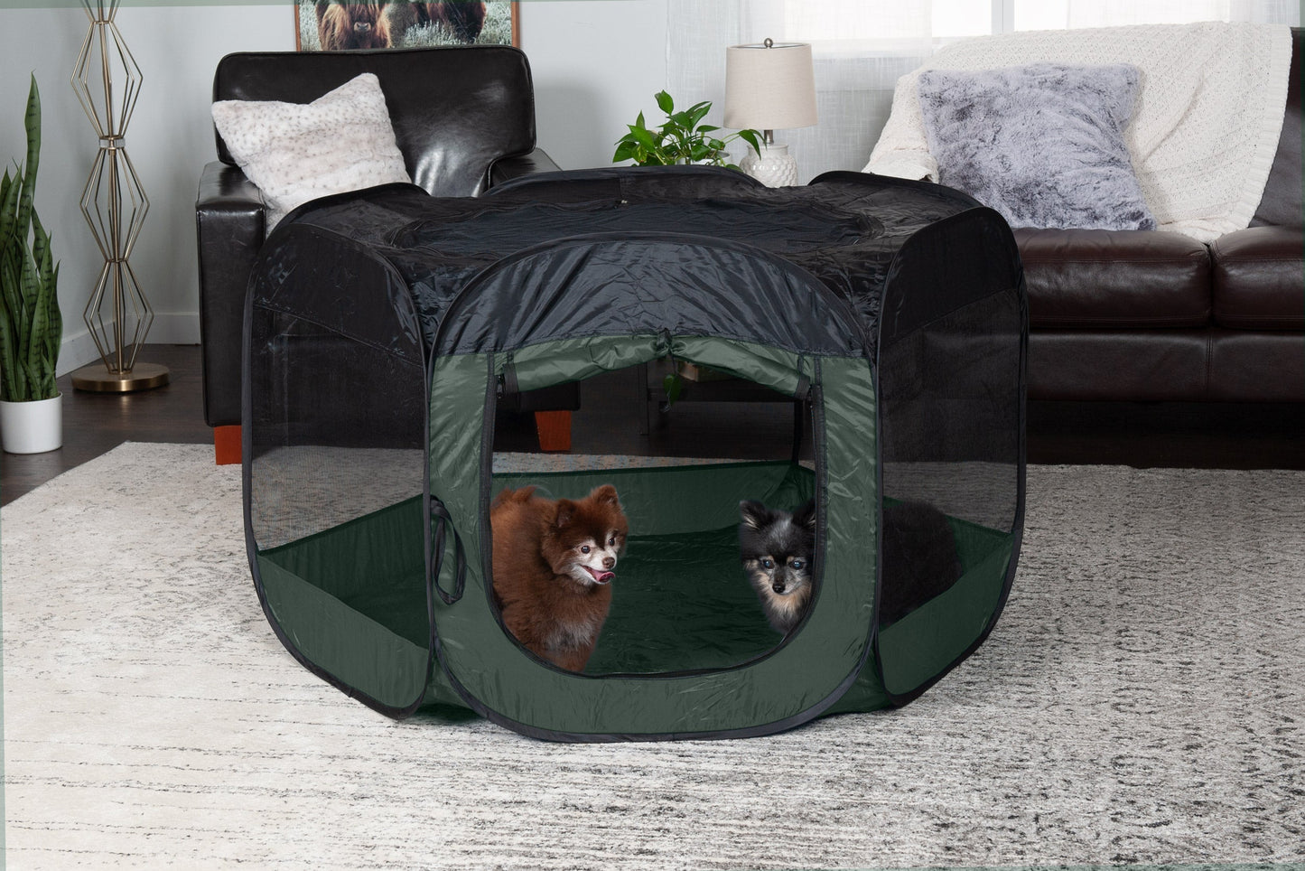 Portable Mesh Pet Playpen