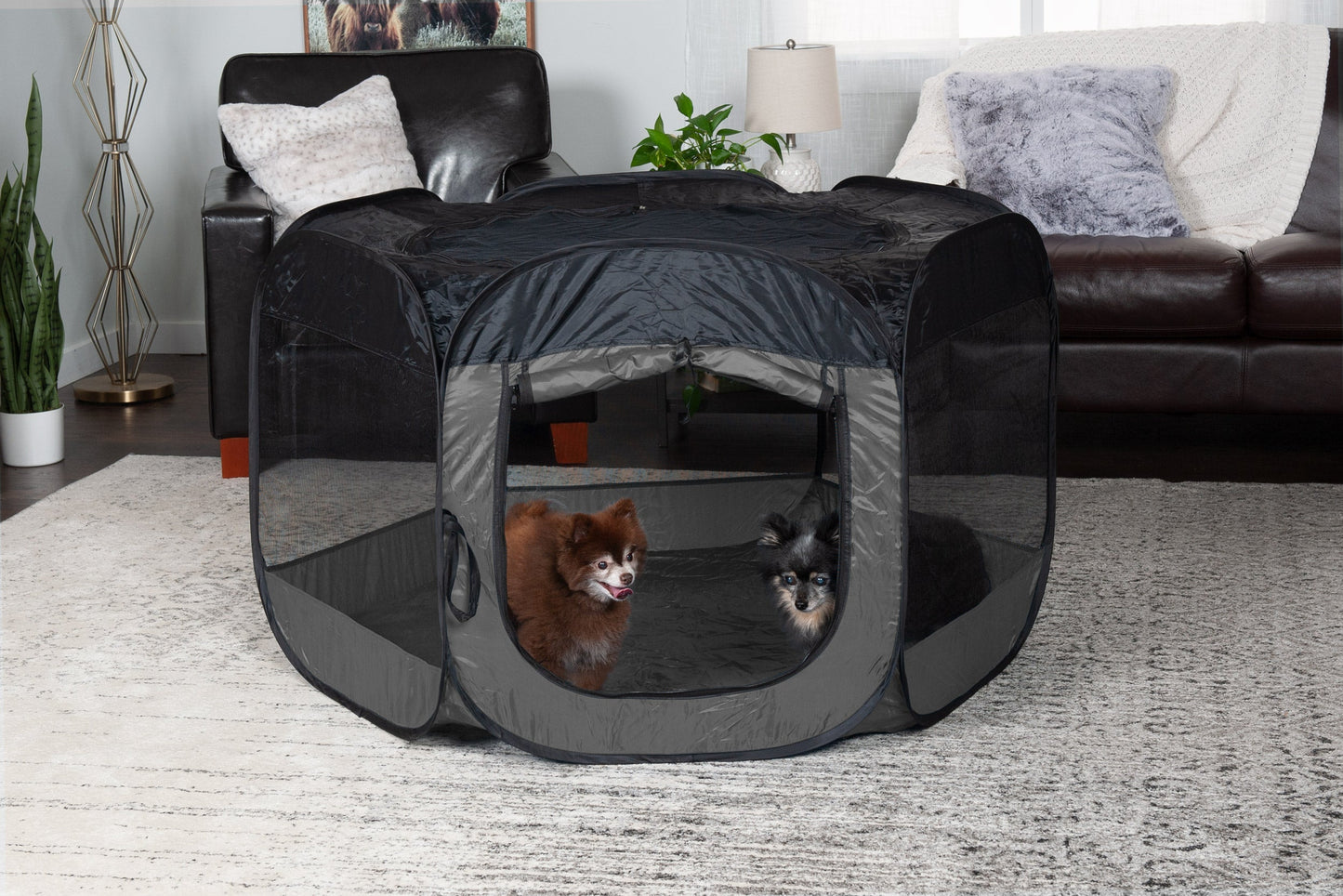 Portable Mesh Pet Playpen
