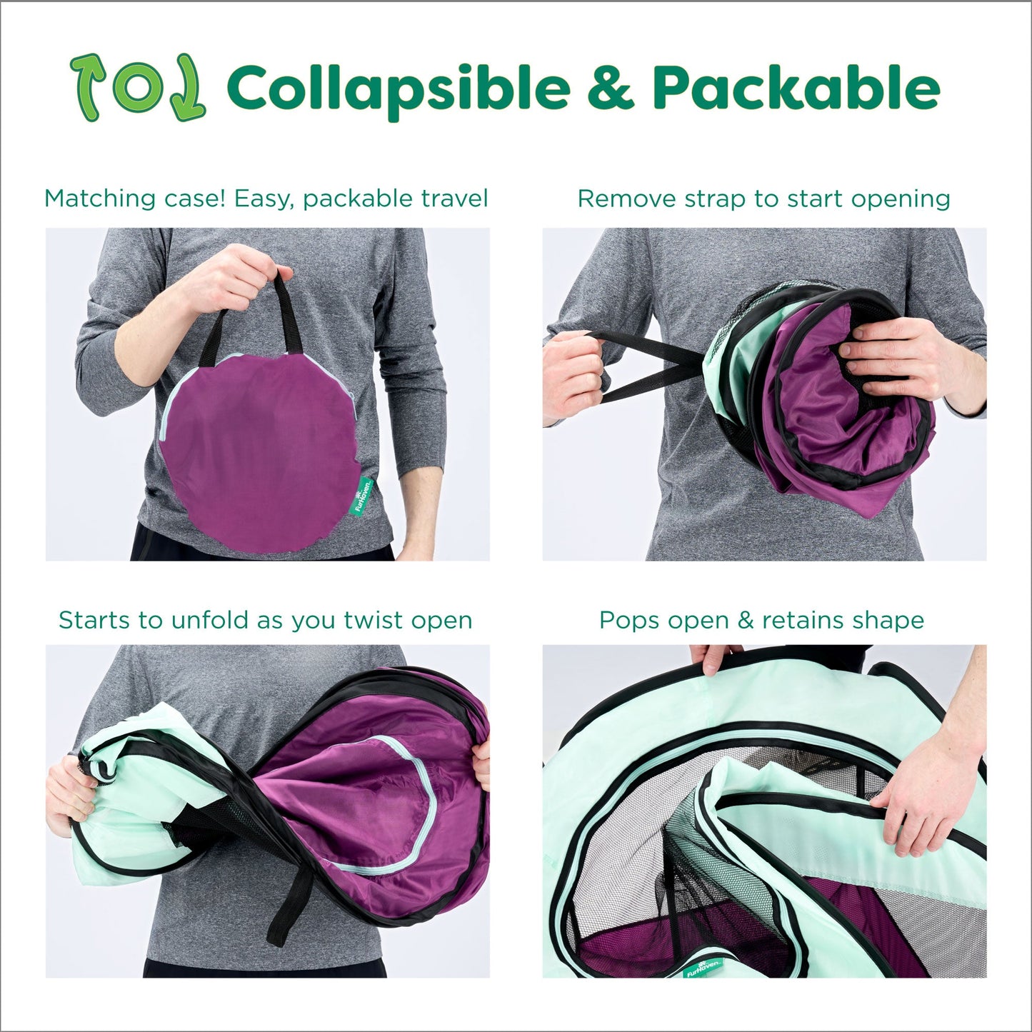 Portable Mesh Pet Playpen