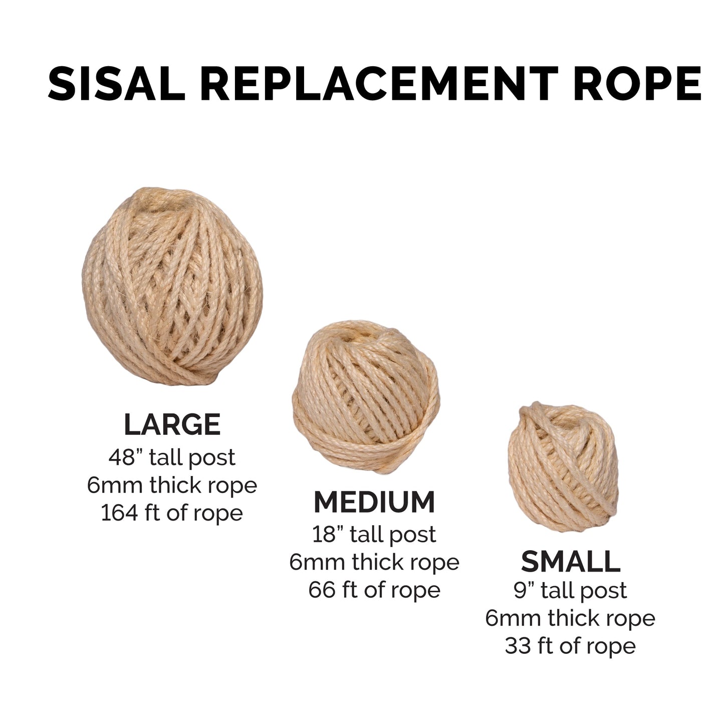 Tiger Tough Sisal & Jute Replacement Rope