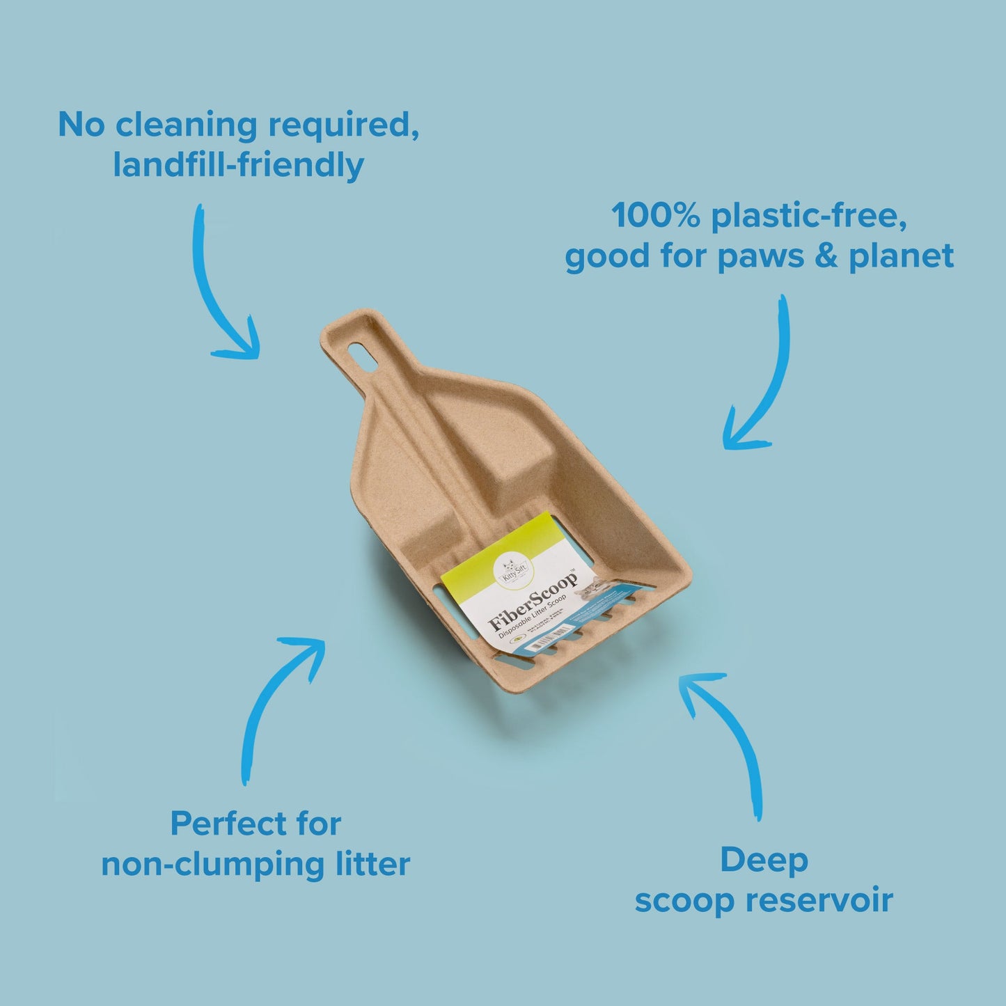 Kitty Sift Eco-Friendly Disposable Litter Scoop
