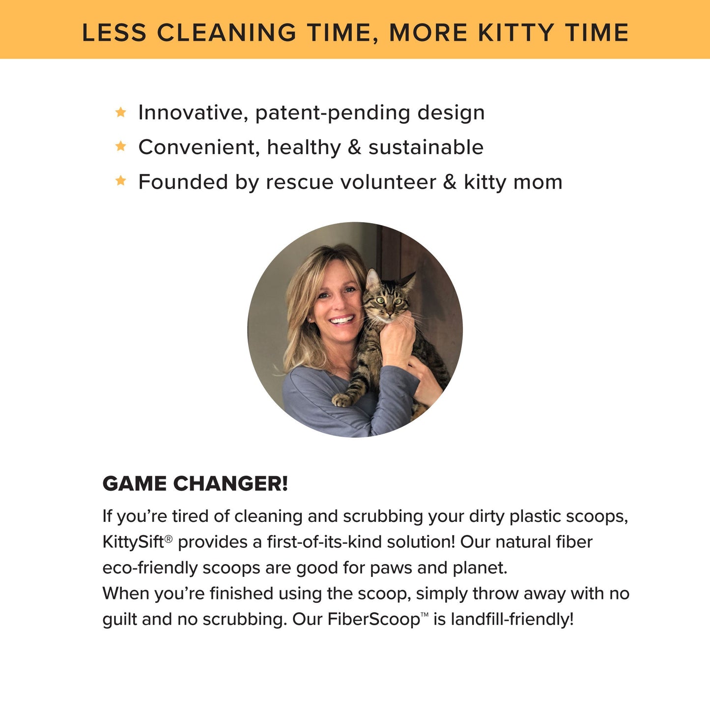 Kitty Sift Eco-Friendly Disposable Litter Scoop