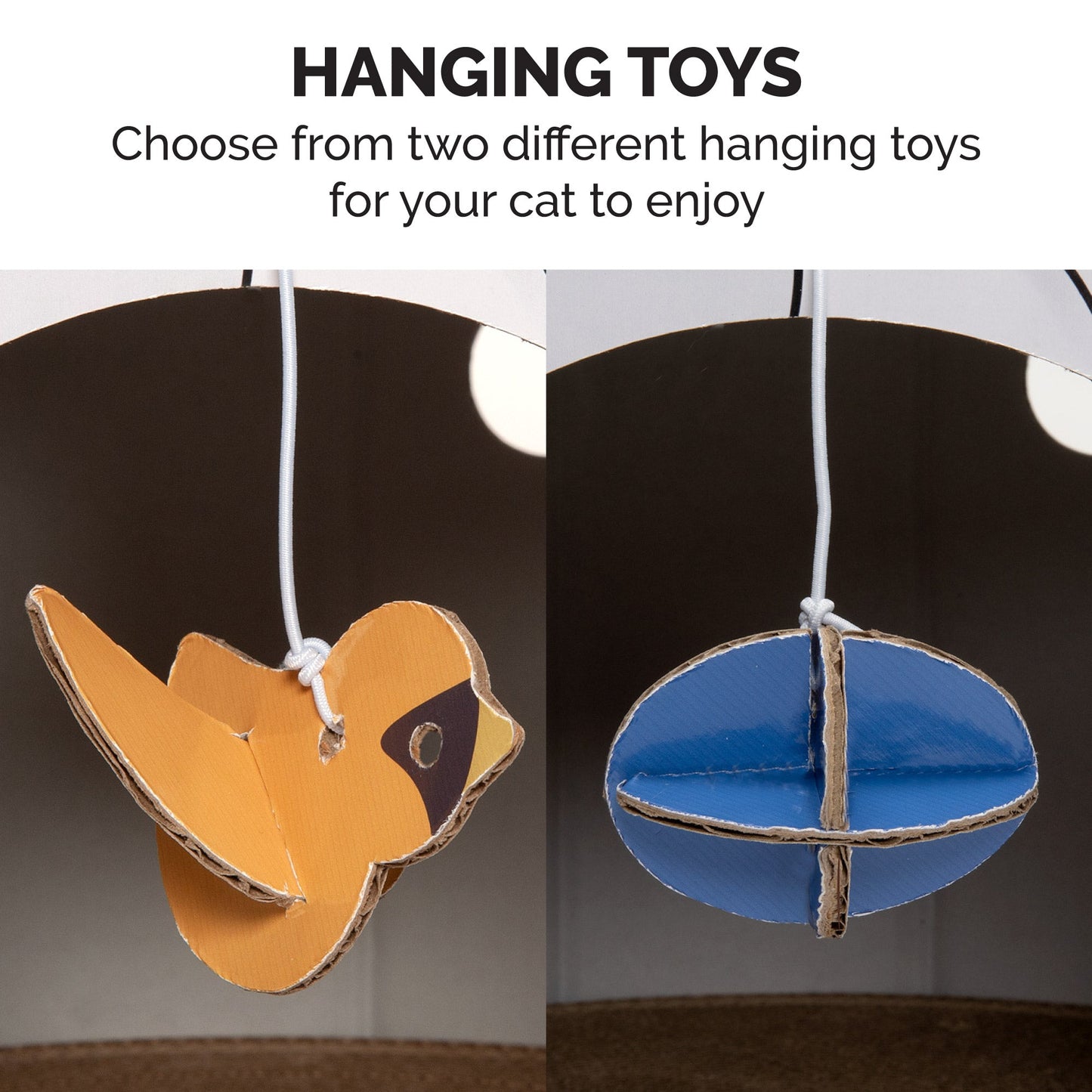 Corrugated House Scratchers with Catnip