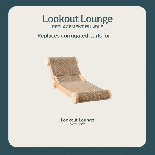 Ascentials by FurHaven Lookout Lounge Replacement Corrugate Cardboard