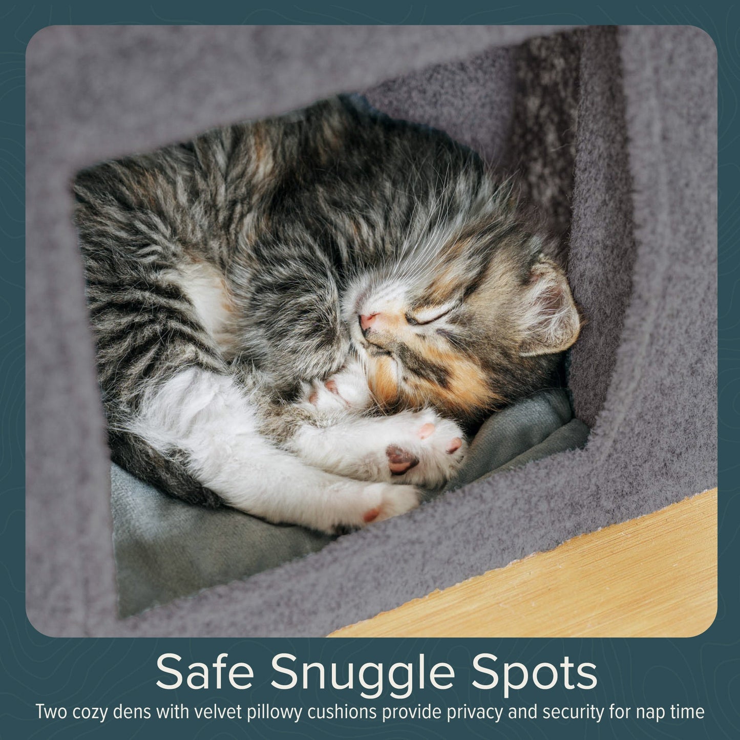 Ascentials by FurHaven Grand Suite Cat Tower (68”-78”), Customizable Multi-Level Indoor Cat Tree