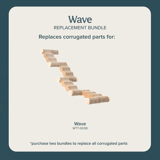 Ascentials by FurHaven WAVE Replacement Corrugate Cardboard