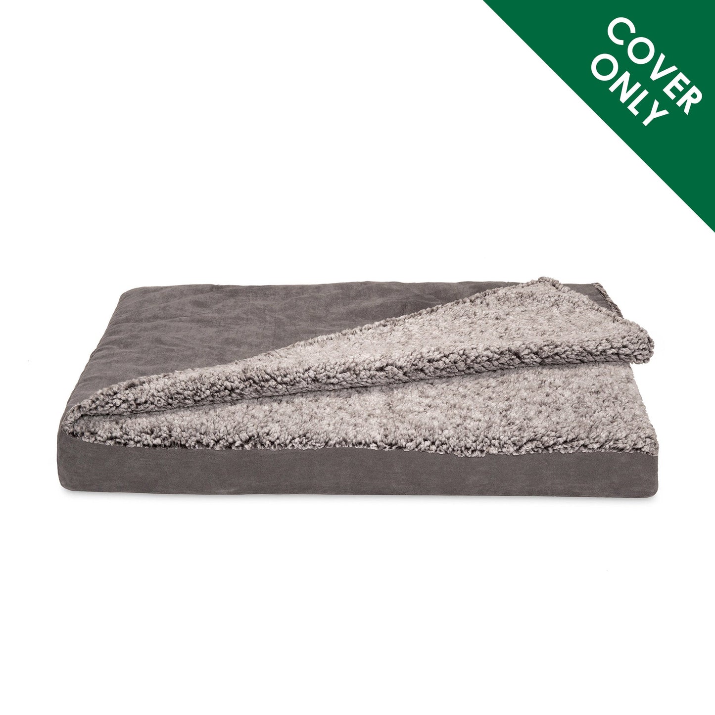 Deluxe Mattress Dog Bed - Berber & Suede Blanket Top - Cover