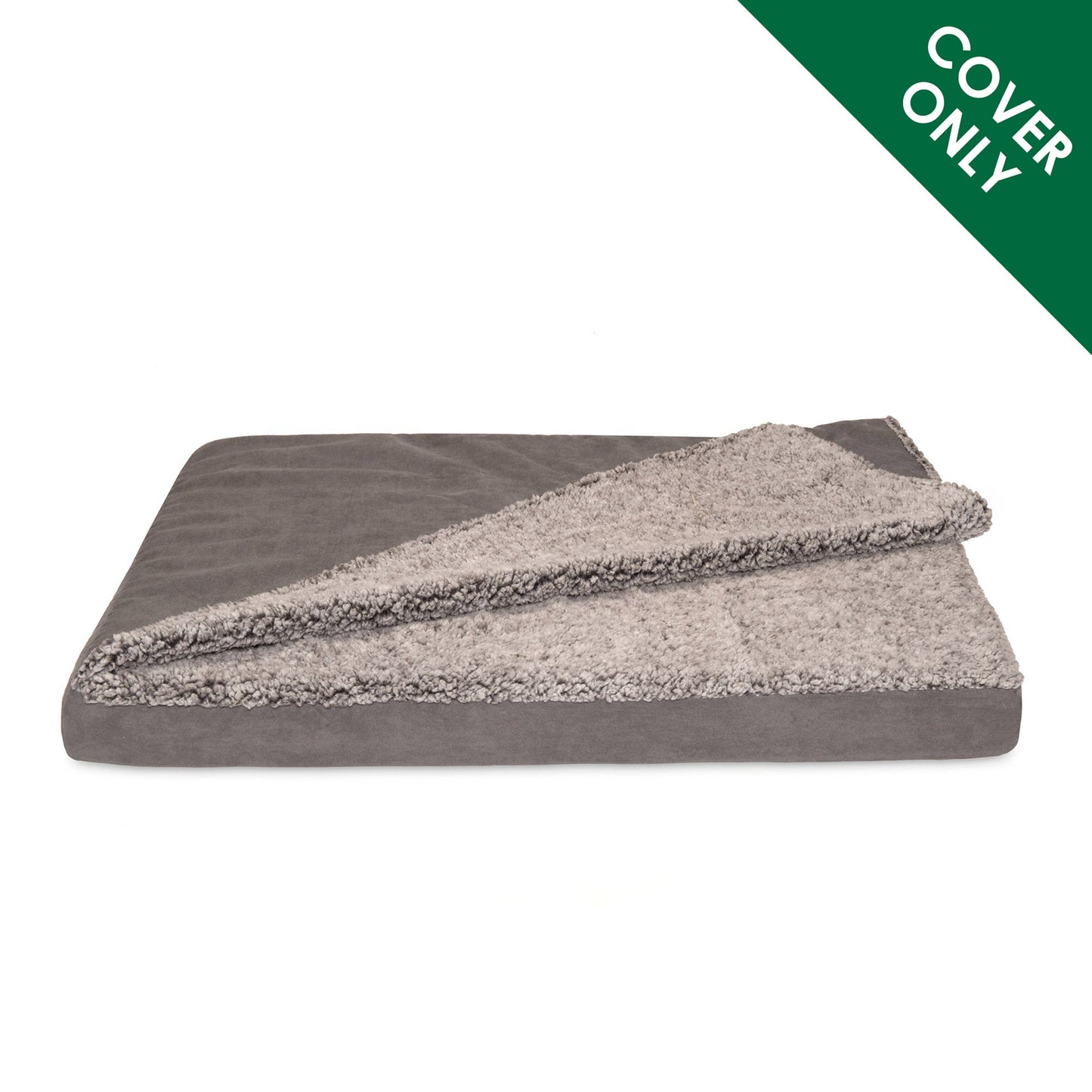 Deluxe Mattress Dog Bed - Berber & Suede Blanket Top - Cover