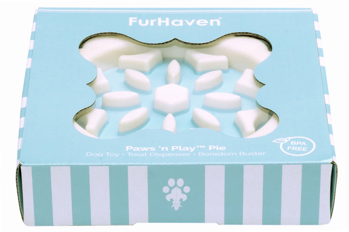Paws N' Play Pie Slow Feeder Dog Toy