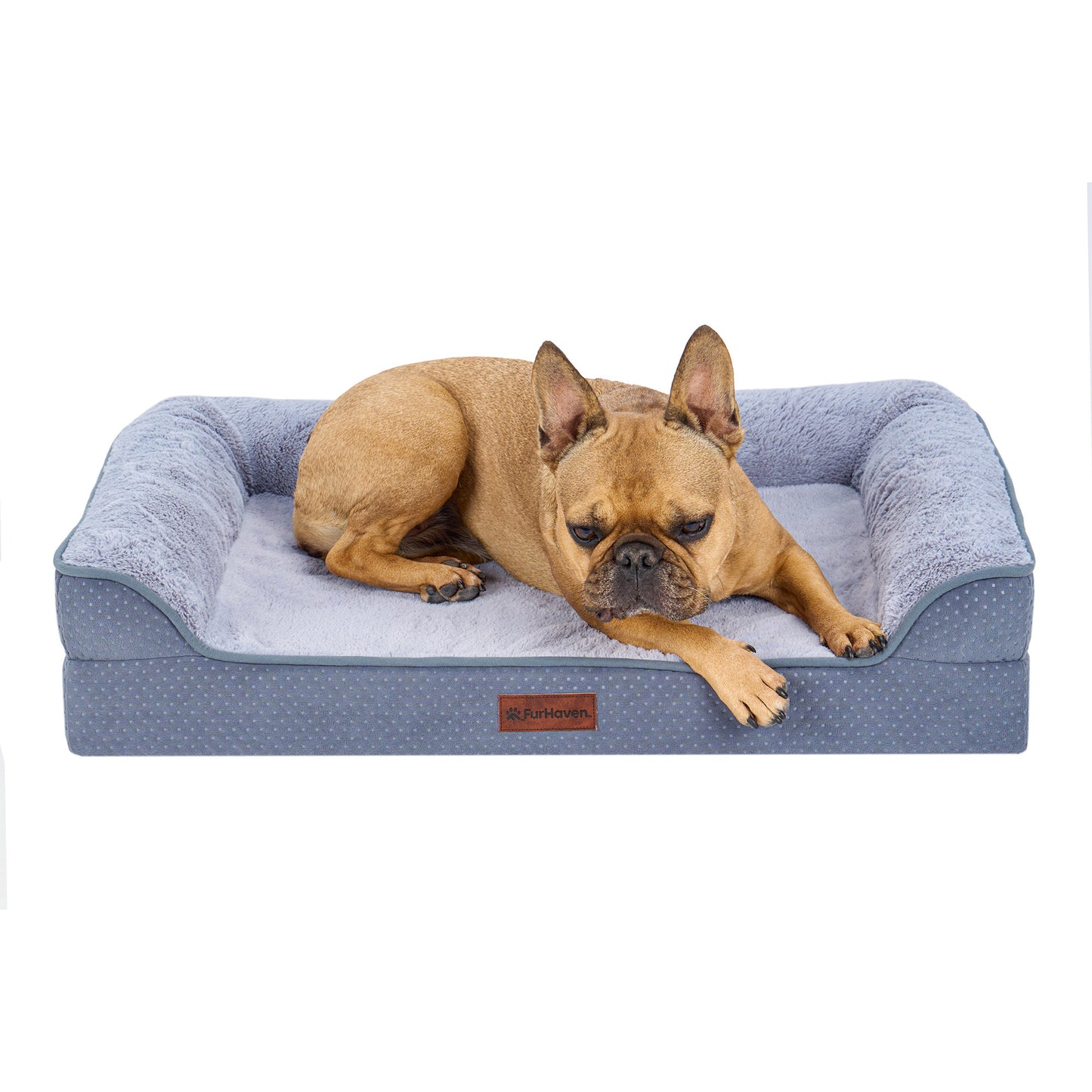 Plush & Embossed Velvet Dreamer Modern Sofa Pet Bed