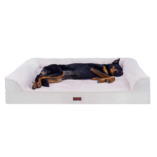 Plush & Embossed Velvet Dreamer Modern Sofa Pet Bed