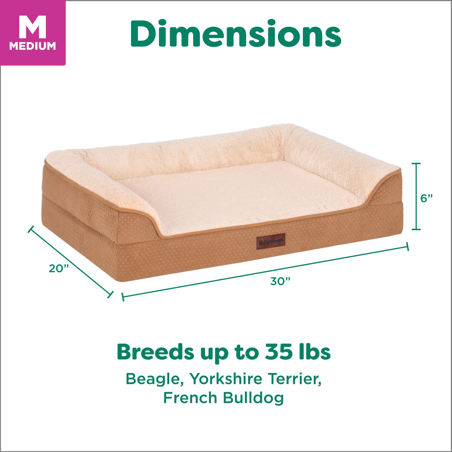 Plush & Embossed Velvet Dreamer Modern Sofa Pet Bed