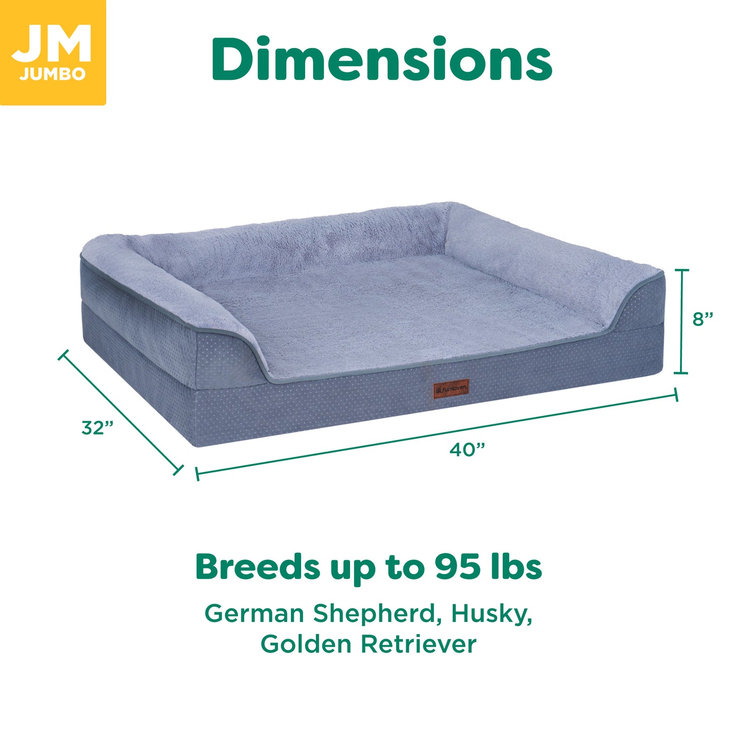 Plush & Embossed Velvet Dreamer Modern Sofa Pet Bed