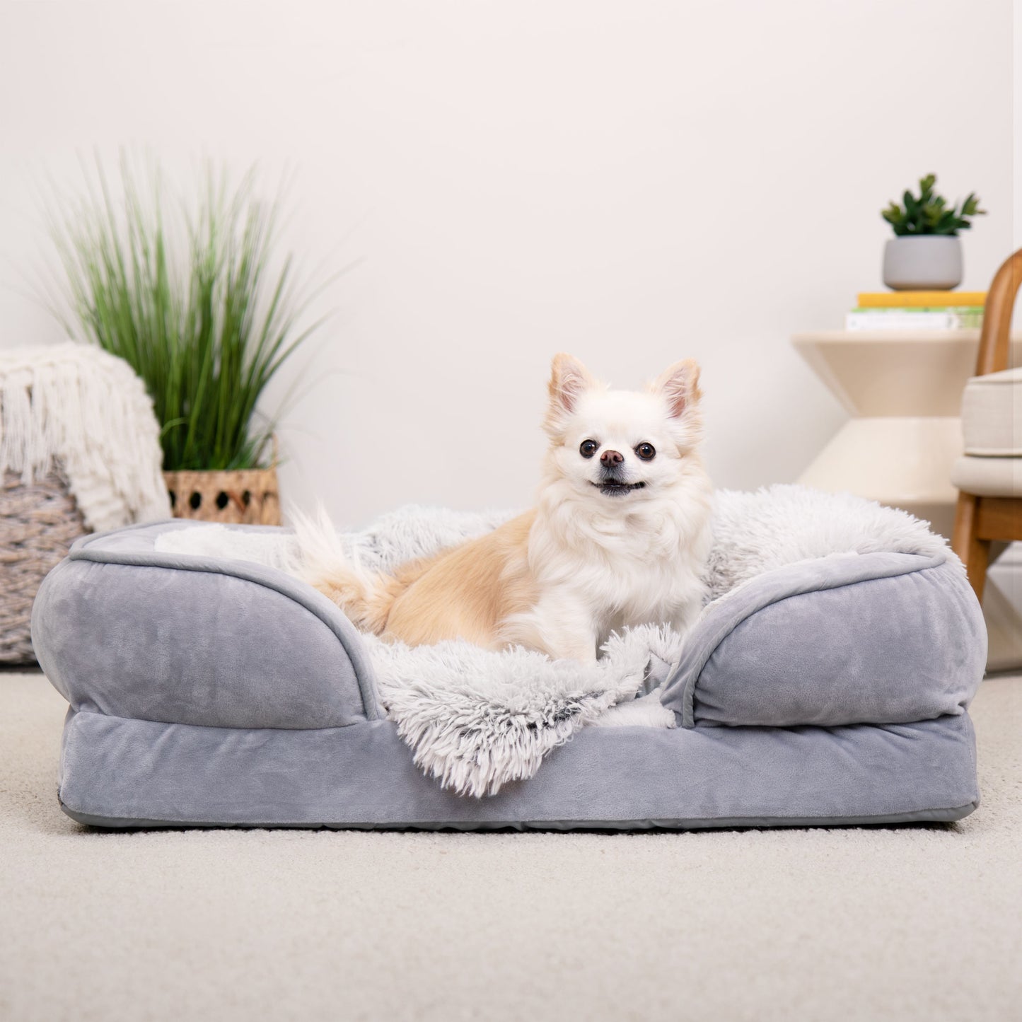 Waterproof Pet Throw Blanket - Long Fur & Velvet