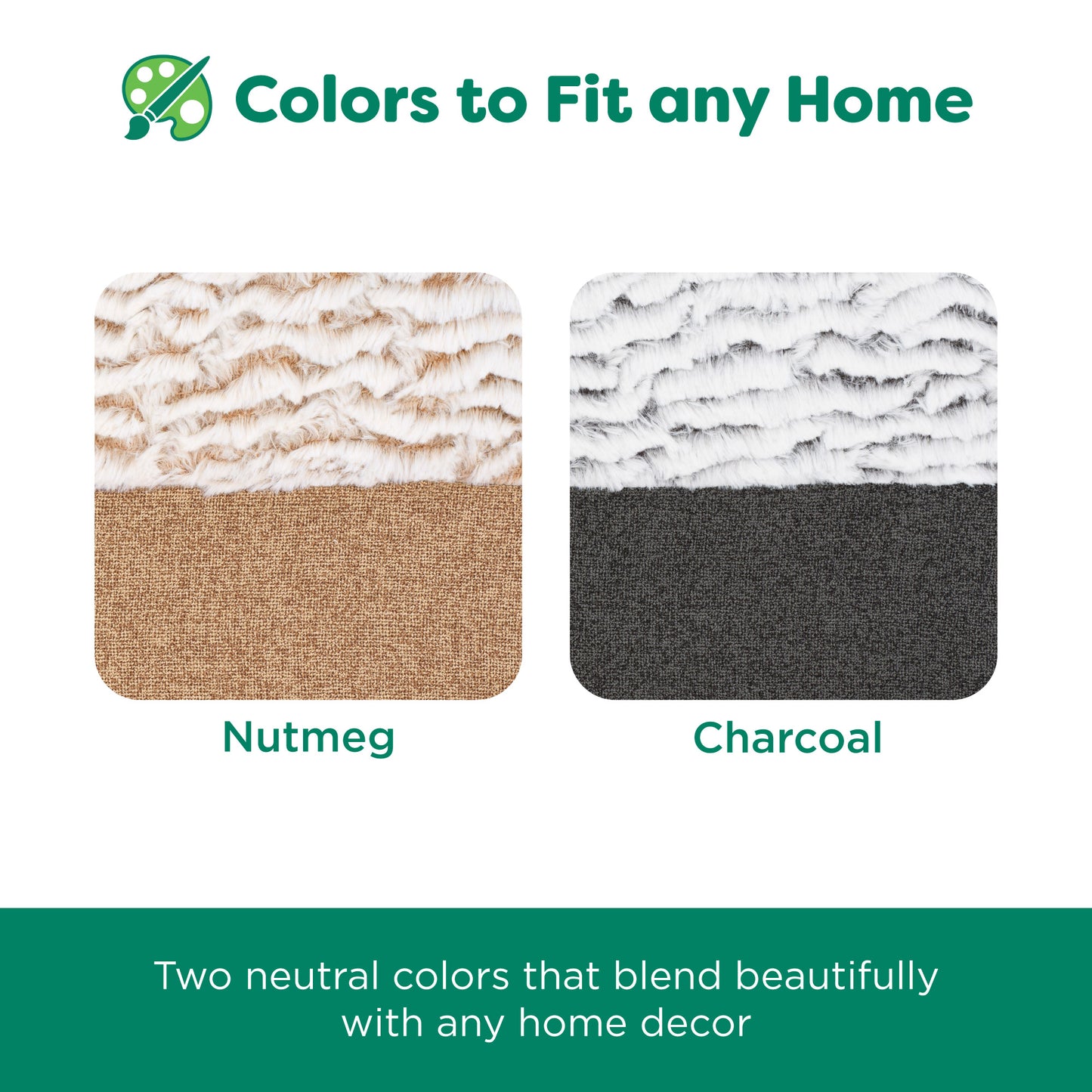 Birch Faux Fur & Soft Faux Linen Modern Sofa Pet Bed