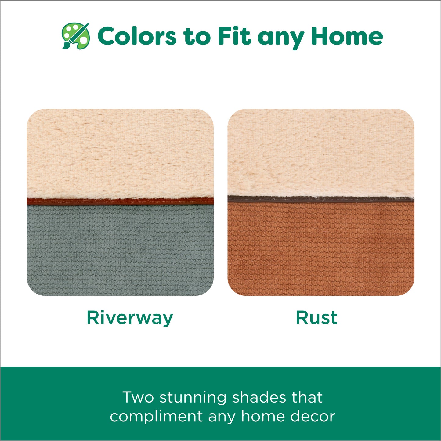 Plush & Cable Corduroy Comfy Couch Pet Bed